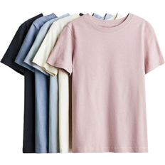 H&M Boys 5-Pack T-shirts - Pink