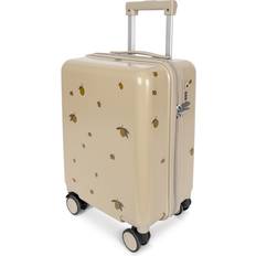 4 hjul Barnresväskor Konges Sløjd Travel Suitcase 45cm - Lemon