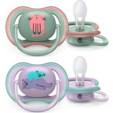 Philips Avent Ultra Air Pacifier 6-18m 2-pack Green/Purple