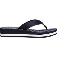 Tommy Hilfiger Im Th Chainprint Midwedge Sandal - Dunkelblau
