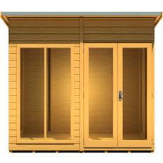 Shire Lela 8x4 Double Door Summerhouse 4 x 8ft (Building Area )