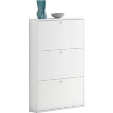 Portascarpe Slim 3 Flap 9 White Portascarpe 73x110cm