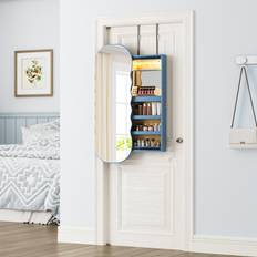 Blue Bathroom Mirror Cabinets Brayden Studio Mirror Cabinet Blue 108cm H x 42cm W x 10cm D