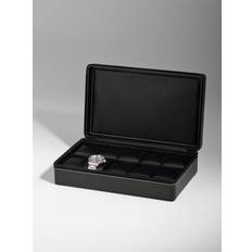 Uhrenetui Rothenschild Uhrenkoffer RS-3250-10BL Carbon Schwarz