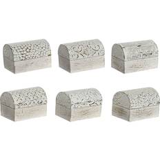 Elegant White Gold Jewelry Box - White