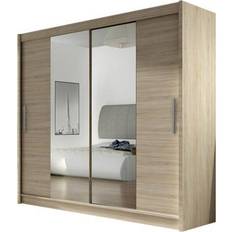 Glas Klädförvaring Scandinavian Choice Bega Beige 2 Garderob 180x215cm
