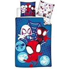Marvel Marvel Spiderman Policotton Duvet Cover Bed 90cm Påslakan
