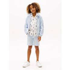 Tommy Hilfiger Shorts Tommy Hilfiger Kids Belted Shorts Light Blue Cotton