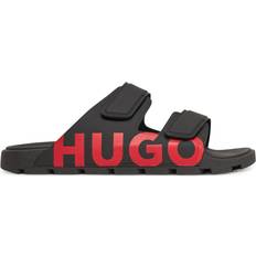 Polyester Slides HUGO Evander_Sand_Lg - Black