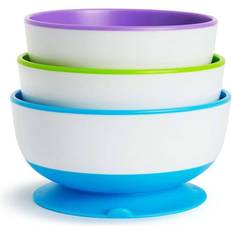 Microwave Safe Plates & Bowls Munchkin Stay Put Suction Bowls 3-pack
