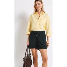 Street One Frauen Paperbag Shorts - Grün