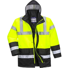Portwest Hi-Vis Contrast Winter Traffic Jacket - Yellow/Black