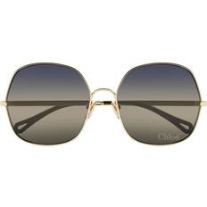 Chloé CH0282S 002 Metal Solbriller 60mm - Gold
