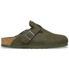 Birkenstock Boston Shearling Suede Leather - Thyme