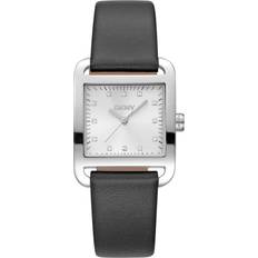 DKNY Ure DKNY Elegant Læderrem Kvartsur Dame Tilbehør