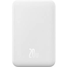 Baseus magsafe power bank Baseus Magnetic Mini Power Bank 20000mAh White