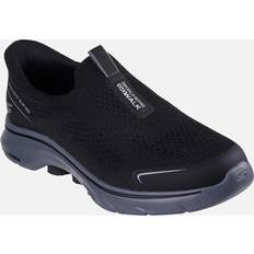 Men - Synthetic Walking Shoes Skechers Mens Go Walk 7 Easy On Evolution Trainers - Black/Multi