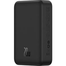 Baseus Powerbanks Batterier & Opladere på tilbud Baseus Magnetic Mini Power Bank 20000mAh Black