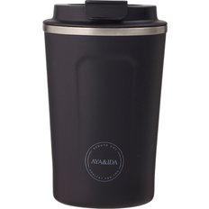 Sort Kopper & Krus AYA&IDA CUP2GO Matte Black Termokop 38cl