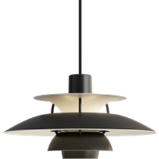 Ph 5 sort Louis Poulsen PH 5 Mini Black Pendel ∅ 30cm
