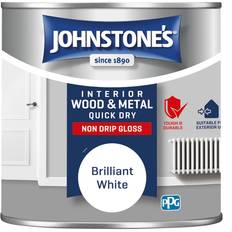 Gloss paint Johnstones Quick Dry Gloss Wood Paint Brilliant White 0.25L