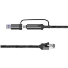 MicroConnect Nätverkskabel RJ-45 Hane Till 24 Pin USB-C