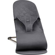BabyBjörn Bouncer Bliss Woven Classic Quilt Anthracite