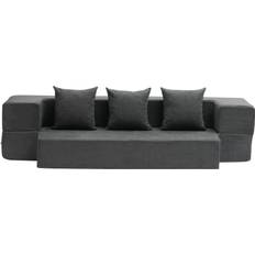 VEVOR ZDSFD-5 Dark Grey Sofa 193cm 3stk 3 personers