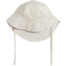 Beige Solhattar Barnkläder H&M Linen Sun Hat - Light Beige (1270783003)
