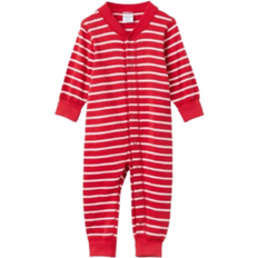 Premature Jumpsuits Children's Clothing Polarn O. Pyret Striped Jersey Jumpsuit - Red