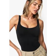 Shapewear & Under Garments boohoo Seamless Sculpt Scoop Neck Bodysuit - Black