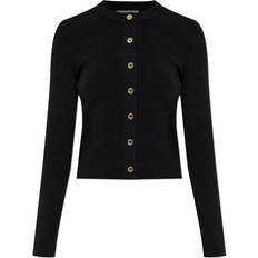 Men - XS Cardigans Michael Kors Wool Cardigan Female - Black