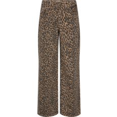 Leopard Bukser & Shorts Mos Mosh Leopard Print Bukser - Brun/Cognac
