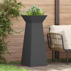 Planters Accessories vidaXL Plant Stand Black Metal 40 x 40 x 101 cm