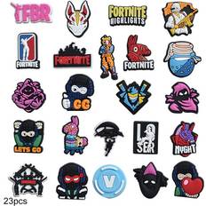 Shoe Care & Accessories Fortnite 23pcs Shoes Charms Clogs
