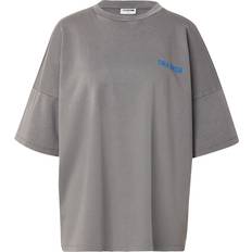 Oversized - Unisex T-shirts Noisy May Unisex Washed T-shirt - Blå/Lysegrå/Mørkegrå