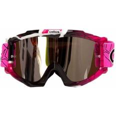 Chaos Kids Cub Junior Pink Motorcycle ATV Off Road Cart - MX Goggles