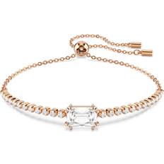 Tennis Bracelets Swarovski Matrix Tennis Bracelet Mixed Cuts - White
