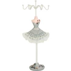 Dam Smyckesträd Neoglint Earrings Necklace Princess Dress Stand Display Iron - Pine Green