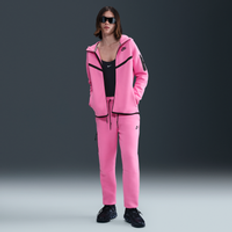 Nike Tech Fleece Mid-Rise Joggers - Pink