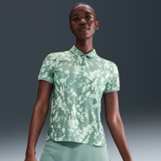 Women Polo Shirts Nike Victory Dri-FIT Short-Sleeve Printed Golf Polo - Green