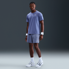 Blue - Tennis Shorts Nike Advantage Men's Dri-FIT Tennis Shorts - Blue