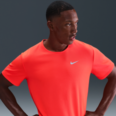 Red - Running Clothing Nike Dri-FIT UV Short-Sleeve Running Top - Red