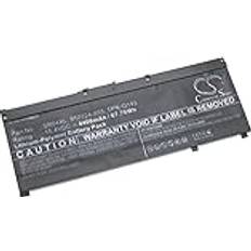 VHBW Batteri Li-polymer 15.4V Li-polymer Svart
