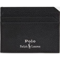 Polo Ralph Lauren Tegnebøger & Nøgleringe Polo Ralph Lauren Pebble Leather Card Case - Black