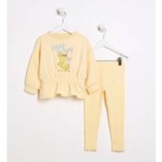 3-6M Other Sets River Island Mini Girls Yellow Sweatshirt And Leggings Set