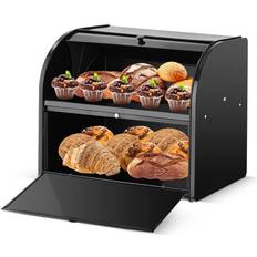 Belfry Kitchen Extra-Large Bin 2-Layer 40 x 24.5 x 32.5 cm Bread Box