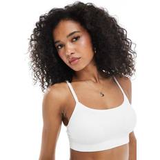 New Look Bras New Look Ribbed Seamless Bralette - White