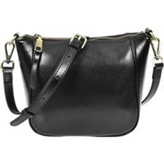 Real Cross Body Bag Small Size Sling Pouch - Black