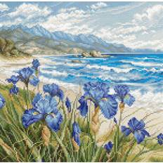 Yarn & Needlework Supplies Letistitch Counted Cross Stitch Kit Blue Harmony 24x24cm